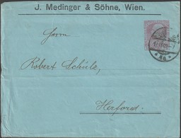 Autriche 1909, Entier Postal Timbré Sur Commande. J. Medinger & Söhne. Existe Encore Aujourd'hui ! - Pharmacy