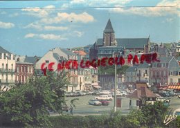 80 - MERS LES BAINS - LA PLACE PIERRE LEFORT ET L' EGLISE SAINT MARTIN - SOMME - Mers Les Bains