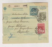 SLOVENIA,Austria 1913  LAIBACH LJUBLJANA Parcel Card - Slovénie