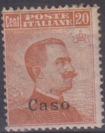 Italia Colonie Egeo Caso 1921 20c. SaN°11 MNH/** Vedere Scansione - Ägäis (Caso)