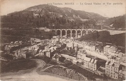 MOREZ    JURA   39- CPA  LE  GRAND VIADUC ET VUE PARTIELLE - Morez