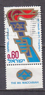 J4727 - ISRAEL Yv N°378 AVEC TAB - Gebraucht (mit Tabs)