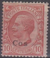 Italia Colonie Egeo Coo Cos 1912 10c. SaN°3 MNH/** Vedere Scansione - Egée (Coo)