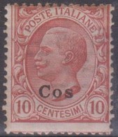 Italia Colonie Egeo Coo Cos 1912 10c. SaN°3 MNH/** Vedere Scansione - Egée (Coo)