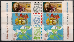 Gabon - 1978 - N°Yv. 418A - 419A - 420A - Philexafrique II - Neuf Luxe ** / MNH / Postfrisch - Rowland Hill