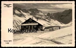 ALTE POSTKARTE POTSDAMER HÜTTE MIT FOTSCHERTAL Sellrain Tirol DAV Cpa Postcard Ansichtskarte AK - Sellrein