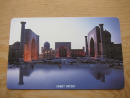 Urmet Phonecard,the First Issue,Mosque,mint - Uzbekistan