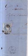 Año 1870 Edifil 107 Envuelta Matasellos Manresa Barcelona - Cartas & Documentos