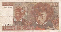 10 Francs 1975 M - 10 F 1972-1978 ''Berlioz''