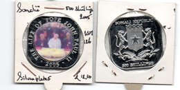 SOMALIE 500 SHILLINGS 2005 SILVERED PROOFLIKE THE LIFE OF POPE JOHN PAUL II - 3 - - Somalie