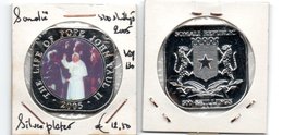 SOMALIE 500 SHILLINGS 2005 SILVERED PROOFLIKE THE LIFE OF POPE JOHN PAUL II - 5 - - Somalië