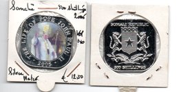 SOMALIE 500 SHILLINGS 2005 SILVERED PROOFLIKE THE LIFE OF POPE JOHN PAUL II - 10 - - Somalie