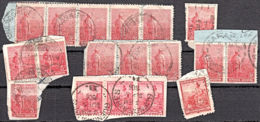 A5800 ARGENTINA, Small Lot Of Early Stamps, All On Piece - Colecciones & Series