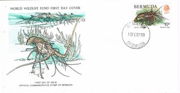 36334. Carta F.D.C. HAMILTON (Bermuda) 1998. Crustaceo Marino, LANGOSTA, Spiny Lobsfer - Crustaceans