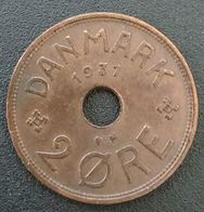 DANEMARK - DENMARK - 2 ORE 1931 - Christian X - KM 827.2 - Dinamarca