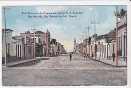 CPA Old Pc Brésil Brasil  Rio Grande Do Sul Rua Marquez De Caxias - Porto Alegre