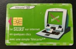 Telecarte France Publique 2002 Borne Internet - Surf Ordinateur - 2002