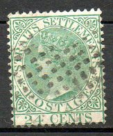 MALACCA  (Colonie Britannique) - 1867-82 - N° 17 - 24 C. Vert - (Victoria) - Malacca