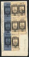 ARGENTINA: Province Of BUENOS AIRES - DERECHO DE PISO: Circa 1910, Fragment Of Document With 3 Stamps Of 4P. And 5 Of 20 - Autres & Non Classés