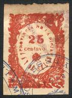 ARGENTINA: PROVINCE OF LA RIOJA: Year 1898, 25c. With Variety: 25 Centavo", Uncatalogued, VF Quality, Very Rare!" - Other & Unclassified