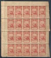 ARGENTINA: PROVINCE NEUQUÉN - Municipality Of NEUQUÉN City: 1915, Set From 5c. To $1 In Blocks Of 20, Never Hinged. Seve - Sonstige & Ohne Zuordnung