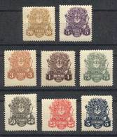ARGENTINA: PROVINCE OF SANTIAGO DEL ESTERO: Year 1904, Set Of 8 Values (5c. To $20), Mint Original Gum, VF Quality! - Other & Unclassified
