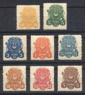 ARGENTINA: PROVINCE OF SANTIAGO DEL ESTERO: Year 1906, Set Of 8 Values (5c. To $20), Mint Original Gum, Fine Quality! - Other & Unclassified