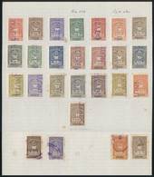 ARGENTINA: PROVINCE OF CORRIENTES: Year 1915, Set Of 22 Revenue Stamps Between 5c. And 500P., Mint And Cancelled "Inutil - Sonstige & Ohne Zuordnung