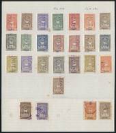 ARGENTINA: PROVINCE OF CORRIENTES: Year 1915, Set Of 22 Revenue Stamps Between 5c. And 500P., Mint And Cancelled "Inutil - Autres & Non Classés