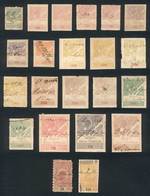 BRAZIL: CONSULAR: 22 Old Revenue Stamps, Several Examples With DIFFERENT PERFORATIONS, Fine General Quality (some With D - Other & Unclassified