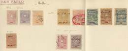 BRAZIL: SAO PAULO: 11 Old Stamps On Album Page, Fine General Quality (some Can Have Minor Defects), Interesting! - Sonstige & Ohne Zuordnung