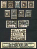 CANADA: TOBACCO, Etc., 13 Old Stamps, Mixed Quality (stamps With Defects To VF), Interesting! - Revenues