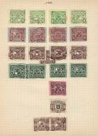 COLOMBIA: TIMBRE NACIONAL: Very Old Collection On Pages (1878-1911), With Approximately 325 Mint Or Used Stamps, Fine Ge - Kolumbien