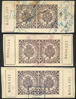 CUBA: IMPUESTOS DE TRANSPORTES (transportation Taxes): Year 1894, 1P. + 5P. X 2, Very Fine Quality, Rare! - Other & Unclassified