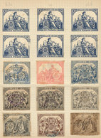 CUBA: SELLO: 47 Stamps On Pages Of An Old Collection, Used Or Mint (many With Original Gum), Fine General Quality (some  - Altri & Non Classificati