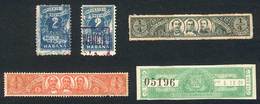 CUBA: 5 Old Stamps, Very Interesting! - Other & Unclassified