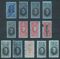 UNITED STATES: CIGARS + SMALL CIGARS: Years 1910/1917, 13 Revenue Stamps, Fine To VF General Quality (some With Defects) - Fiscaux