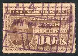 UNITED STATES: CUSTOM FEE STAMPS: Scott RL7, Used, Very Fine Quality, Catalog Value US$85. - Fiscaux
