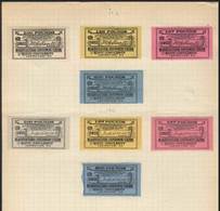 UNITED STATES: KENTUCKY:  Fertilizer Inspection Stamps, Series Of 1912 And 1913, Mint, On Old Album Page (some Are Adher - Fiscaux