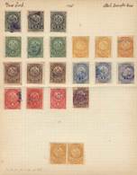 UNITED STATES: NEW YORK: Stock Transfer Stamps, Album Page Of An Old Collection With 21 Stamps, Year 1905, Fine To VF Ge - Revenues