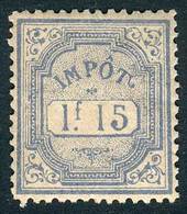 FRANCE: WAGON-LITS: Year 1878, 1.15Fr. Ultramarine, Mint Original Gum, Little Defect On Reverse (thin), Very Nice Front! - Autres & Non Classés