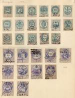 HUNGARY: Old Collection With 138 Revenue Stamps Issued Between 1868 And 1903, Including Some Scarce And Rare Values. Fin - Revenue Stamps