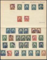 MEXICO: 33 Stamps For Federal Contribution, Year 1900, Values Up To 5P., Interesting. Very Fine General Quality (few Can - Mexico