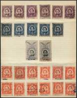 MEXICO: 93 Stamps For Documents And Books, Year 1881, Interesting, Including High Values Up To 10P X2. Fine General Qual - Mexiko