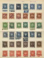 MEXICO: 173 Stamps For Documents, Year 1884, Interesting, Including 2 Examples Of Face Value 50 Pesos. Fine General Qual - Mexiko