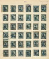 MEXICO: 106 Stamps For Documents, Year 1887, Interesting. Fine General Quality (some Can Have Minor Faults),  Mounted Mo - Mexique