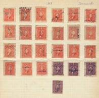 MEXICO: 67 Stamps For Documents, Year 1888, Interesting. Fine General Quality (some Can Have Minor Faults),  Mounted Mor - Mexique