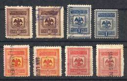 MEXICO: PRECIOUS METALS: Year 1903, 8 Stamps Between 10c. And $100, Fine General Quality, Rare! - Mexico