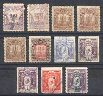 MEXICO: PRECIOUS METALS: Years 1909/12, 11 Stamps Between 10c. And $100, Fine General Quality, Rare! - Mexico