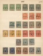 PARAGUAY: COLLECTION On Old Album Pages (1892/1926), With More Than 360 Stamps, Used Or Mint (with Several Fragments Of  - Paraguay